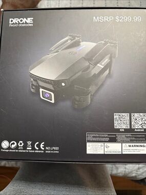 Foldable Camera Drone with 4K Camera - Black